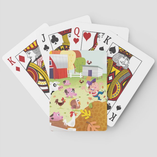 Zeit, - Hof zu zählen Spielkarten (Rückseite)