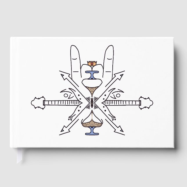 Zeit, in der Metalle angehört werden Gästebuch (Vorderseite)