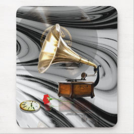 Zeit in Retro Mousepad
