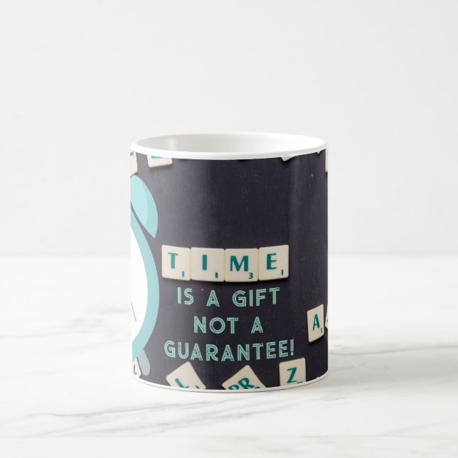 Zeit ist ein Geschenk - Tasse (Mittel)