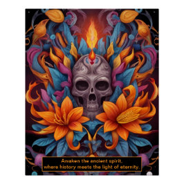 Zeit ist ein Kreis, und Weisheit ist sein Zentrum  Poster