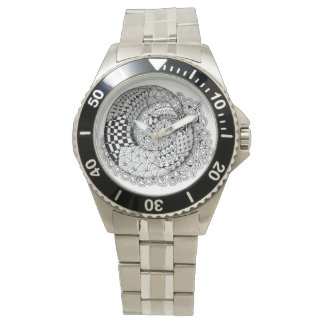 Zeit ist eine bewegliche Drehung Armbanduhr