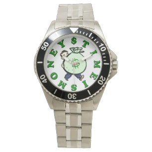 Zeit ist Geld Armbanduhr