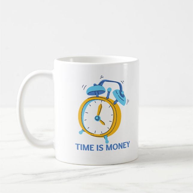 Zeit ist Geld Kaffeetasse (Links)