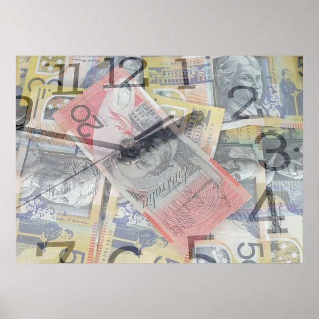 Zeit ist Geld Poster (Vorne)