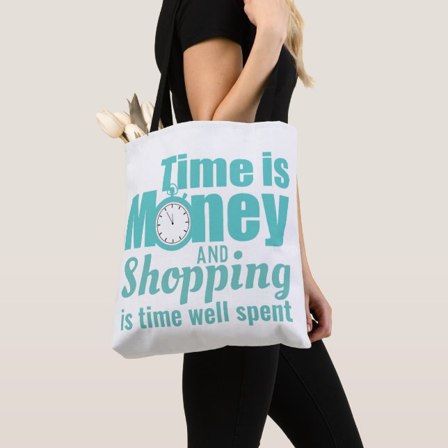 Zeit ist Geld Trendy Shopping Slogan (Von Nahem)