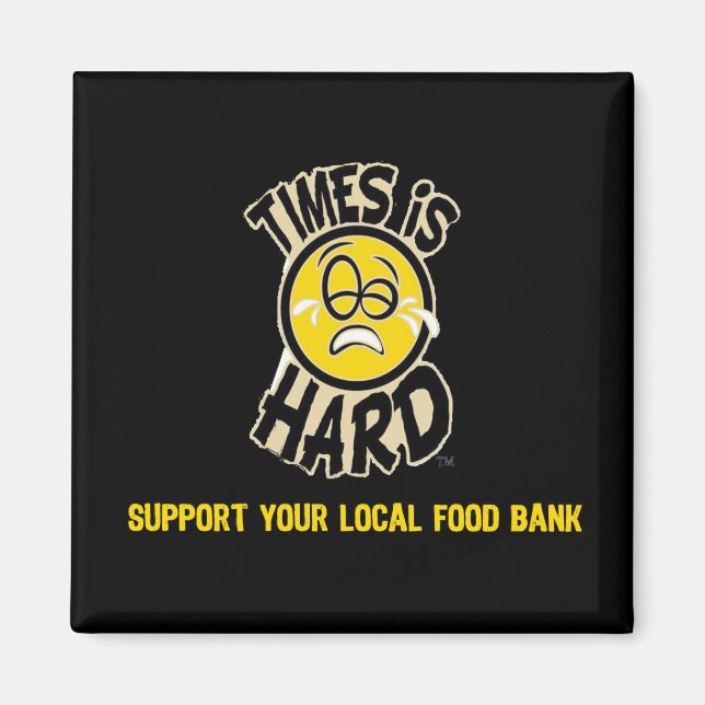 Zeit ist harte Werbung Magnet (Vorne)