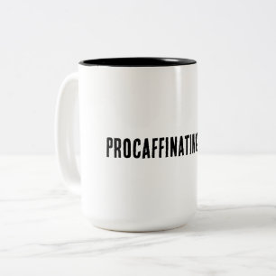 Zeit ist Kaffee Zweifarbige Tasse