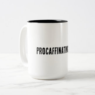 Zeit ist Kaffee Zweifarbige Tasse