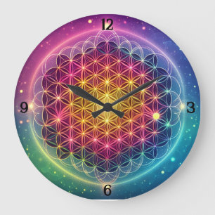 Zeit ist Kunst Große Wanduhr