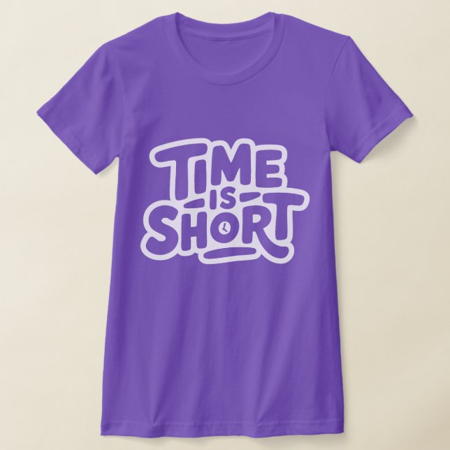 Zeit ist Kurz T-Shirt (Ablage )
