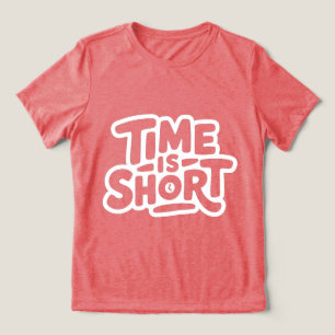 Zeit ist Kurz Tri-Blend Shirt