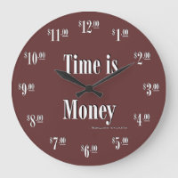 Zeit ist Uhr - Weißer Text
