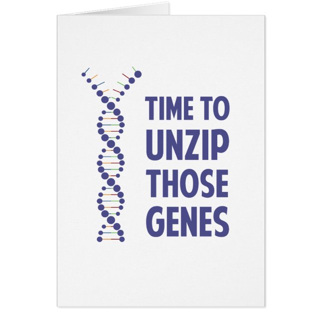 Zeit, jene genetischen Gene zu öffnen (Vorne)