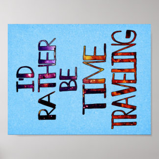 Zeit Kleine Reisen Poster