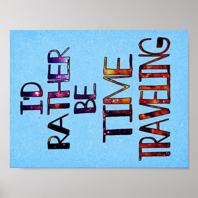 Zeit Kleine Reisen Poster (Vorne)