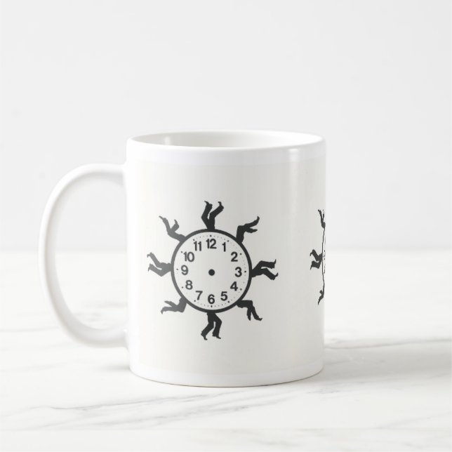 Zeit läuft ab kaffeetasse (Links)
