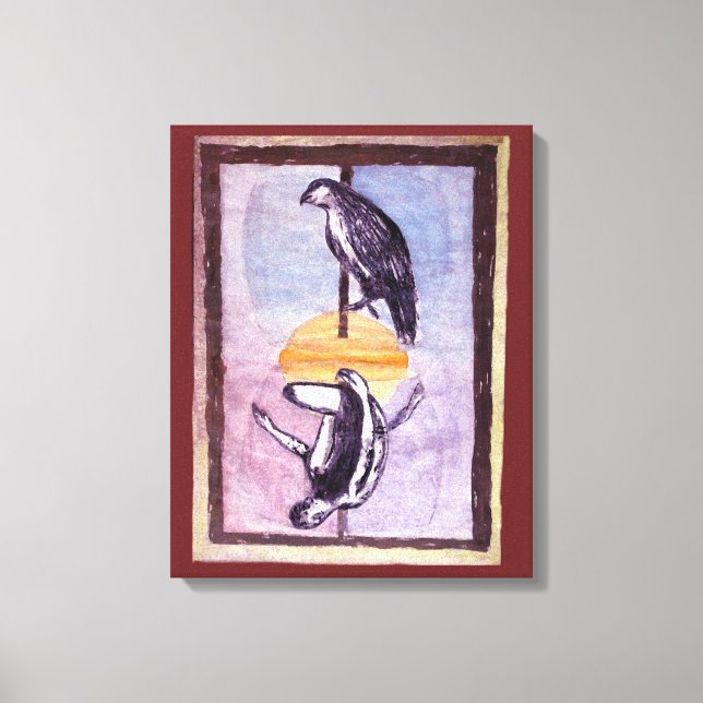 Zeit Leinwanddruck (Vorderseite)