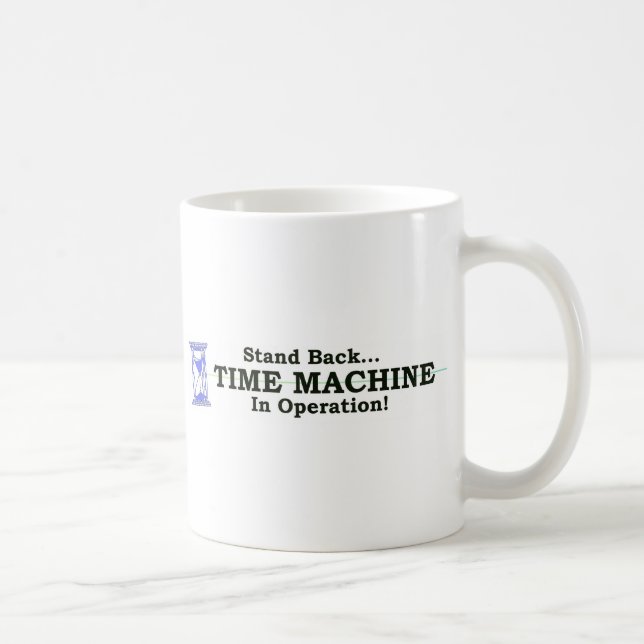 Zeit-Maschine Kaffeetasse (Rechts)