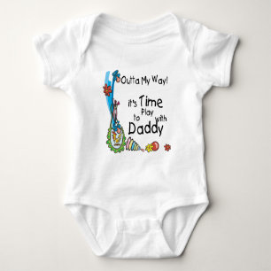 Zeit, mit Daddy zu spielen Baby Strampler