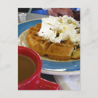 Zeit mit Ihnen - die wichtigste Mahlzeit des Tages Postkarte