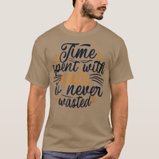 Zeit mit Katzen Katze Daddy Cat Mama Cat Lovers  T-Shirt