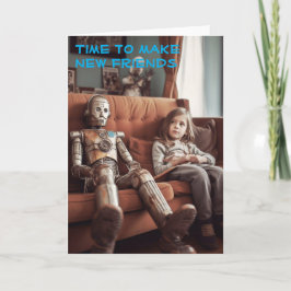 Zeit, neue Freunde zu finden - Leere Inside Karte
