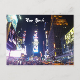 Zeit quadratische neue yorg postkarte
