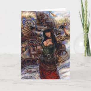 "Zeit-Reisend-" Gruß-Karten! Karte