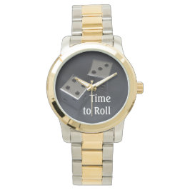 Zeit, sieben Craps auszurollen Armbanduhr