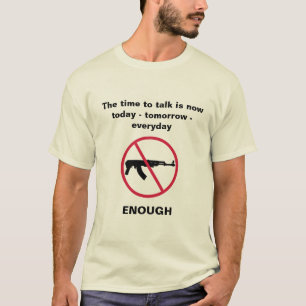 Zeit, über Kontrolle von Waffen zu reden T-Shirt