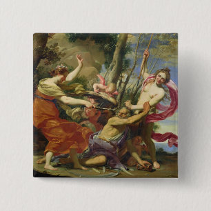 Zeit überwunden durch Jugend und Schönheit Button