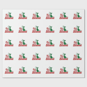 Zeit, um Blitzened Weihnachtsrentier zu werden Geschenkpapier