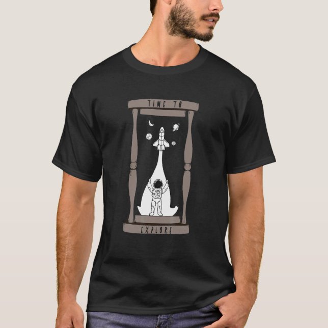 Zeit, um das Hourglass des Weltinstruments zu erku T-Shirt (Vorderseite)