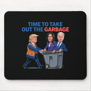 Zeit, um den Müll zu entsorgen, der für die Tru-Tr Mousepad