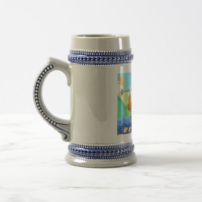 Zeit, um die Glocke zu läuten Bierglas (Links)