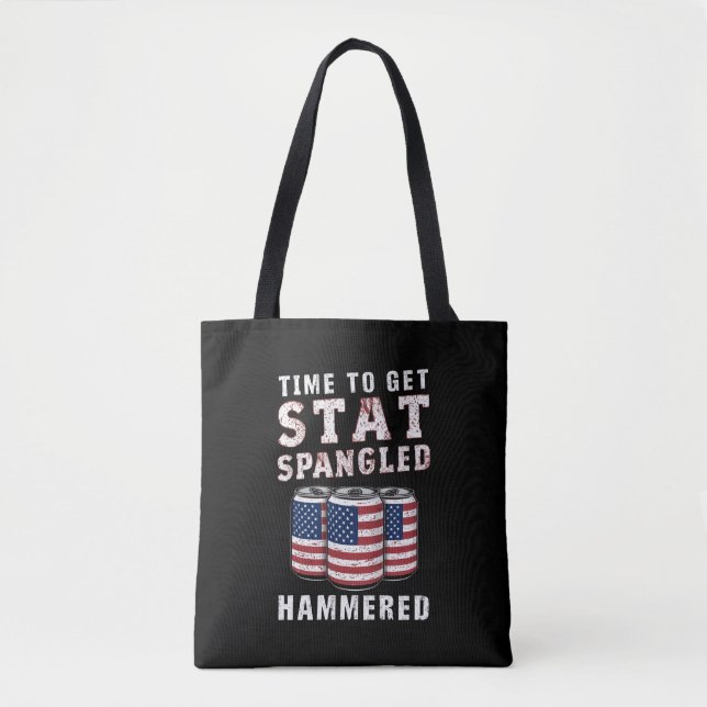 Zeit, um die Star Spangled Hammered Ber USA Flag (Vorderseite)