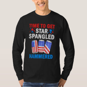 Zeit, um die Sternenflagge "Hammerbier" (USA) zu e T-Shirt
