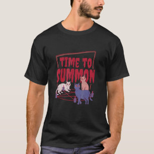 Zeit, um satanische Katzen zu beschwören T-Shirt