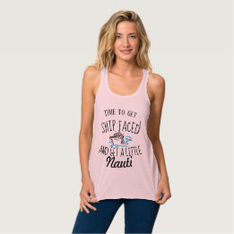 Zeit, um Schiff Faced Cruise Racerback Top-Shirt Tank Top