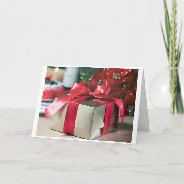 ZEIT, UM SIE ZU WÜNSCHEN ** MERRY CHRISTMAS** UND  KARTE (Vorderseite)