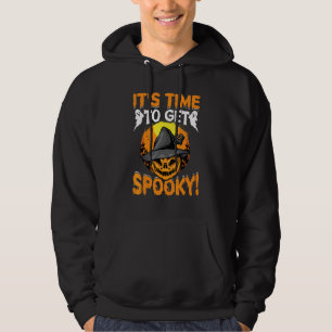 Zeit, um spooky zu werden Spooky Geist Halloween Hoodie
