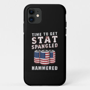 Zeit, um sternförmig gehämmert zu werden Bier USA- Case-Mate iPhone Hülle