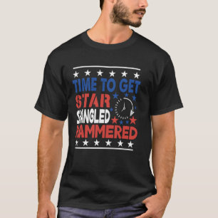 Zeit, um zu Star Spangled Hammered 4. Juli zu beko T-Shirt
