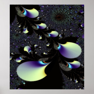 ZEIT UND BEREICH 4 ~ ABSTRAKTER KUNSTDRUCK POSTER