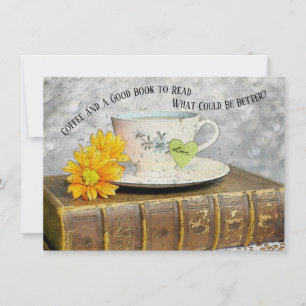 Zeit von Urlaub Kaffee und ein gutes Buch zu lesen