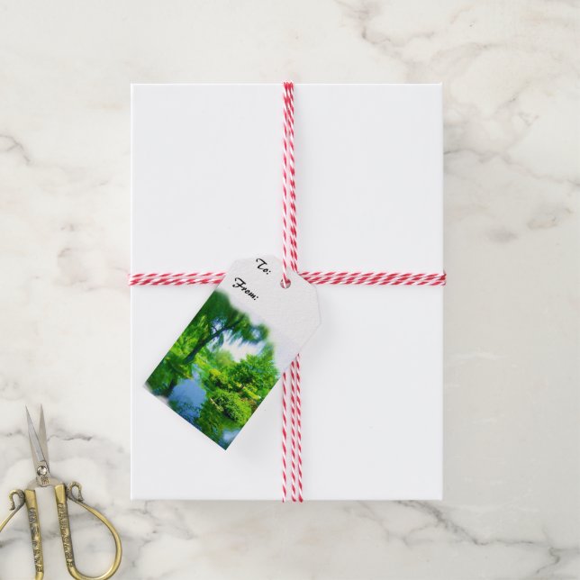 Zeit weg von der Stadt Geschenkanhänger (Mit Garn)