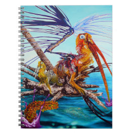 Zeit, wegöl auf Leinwand-Malerei-Notizbuch zu Notizblock