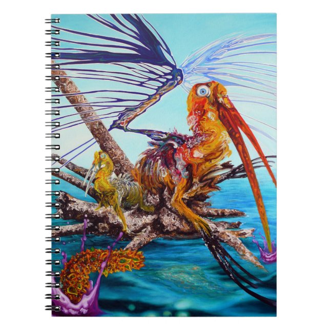 Zeit, wegöl auf Leinwand-Malerei-Notizbuch zu Notizblock (Vorderseite)