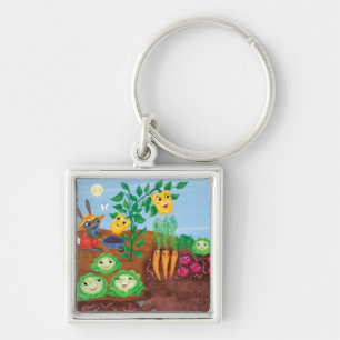 Zeit Zählung-Garten Schlüsselanhänger